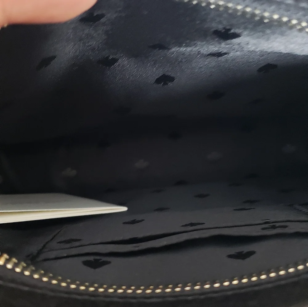 Kate Spade Black Large Kelli Pouch NWT‎